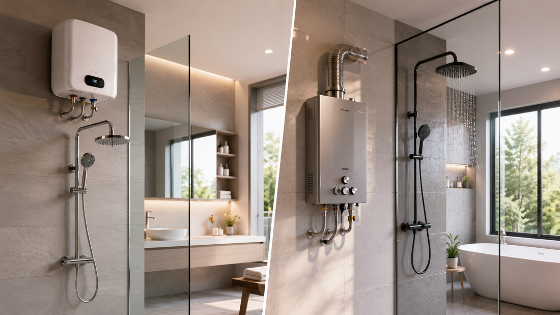 Water Heater Listrik atau Gas, Mana yang Lebih Cocok untuk Rumah?