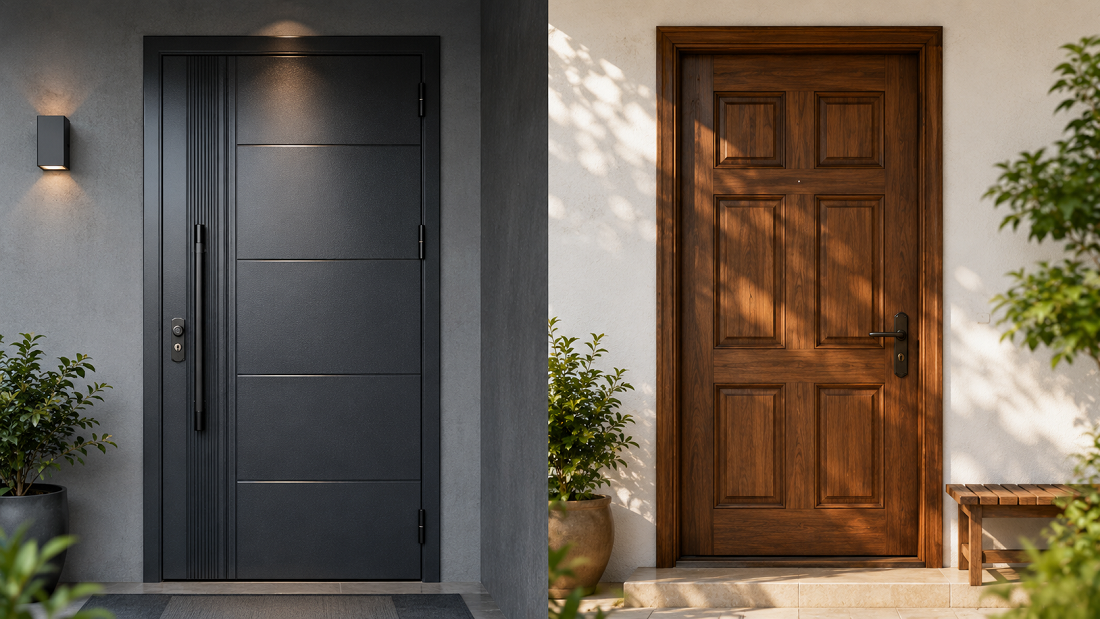 Pintu Baja atau Pintu Kayu, Mana yang Lebih Tahan Lama?