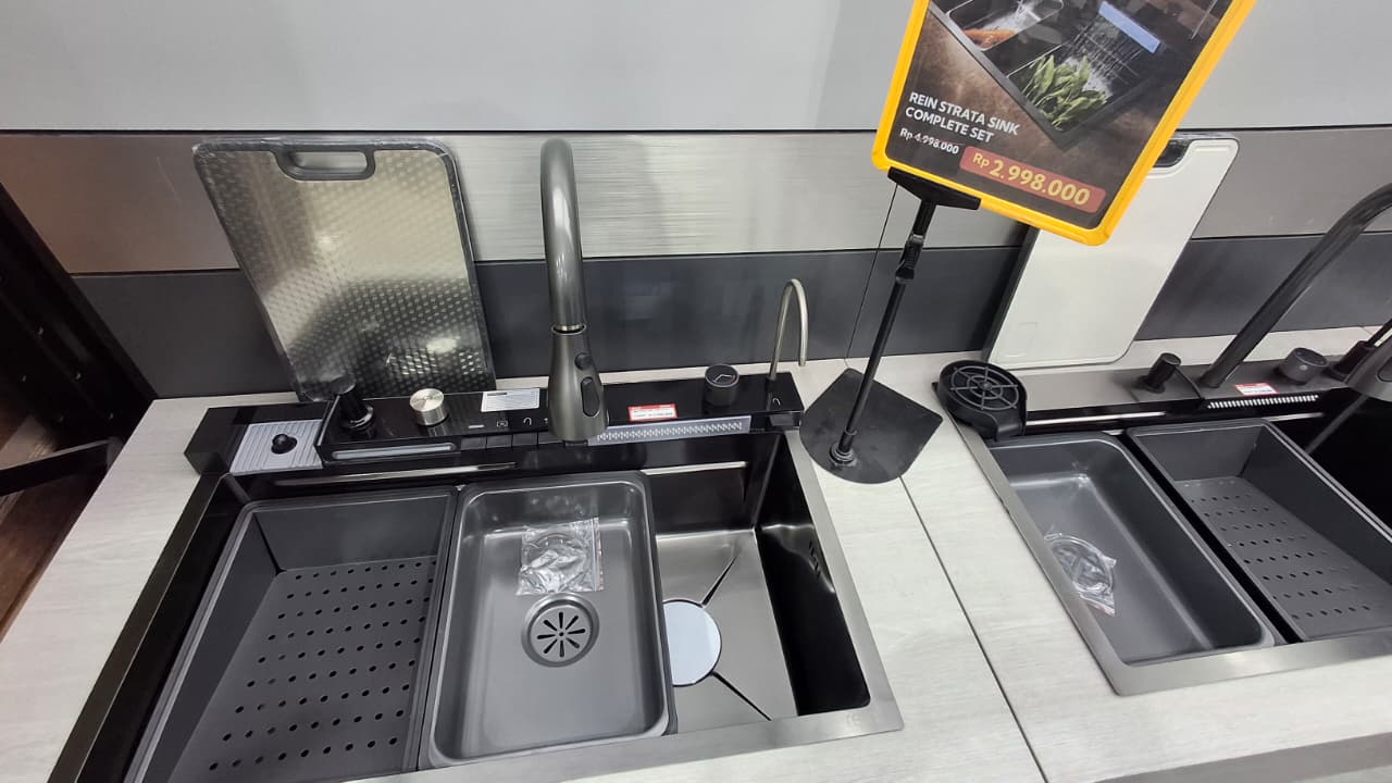 Sink Viral REIN Strata Sink Complete Set, Dapur Makin Modern dan Fungsional