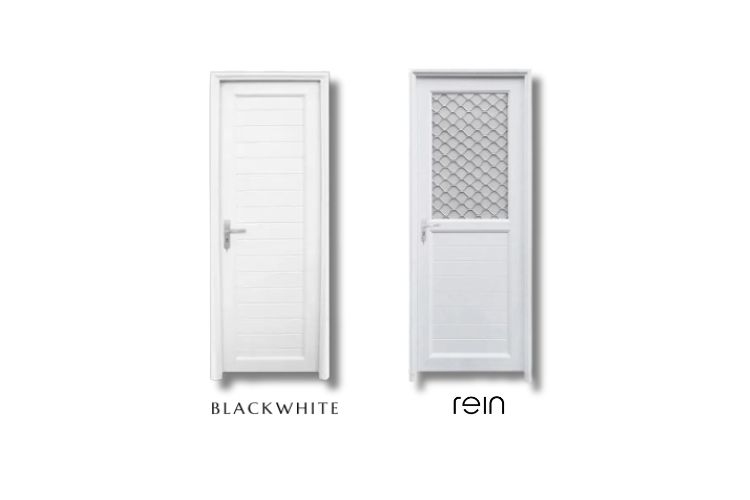 Pintu UPVC Rein dan Blackwhite Diskon 30+10 Persen di Depo SS Bangunan