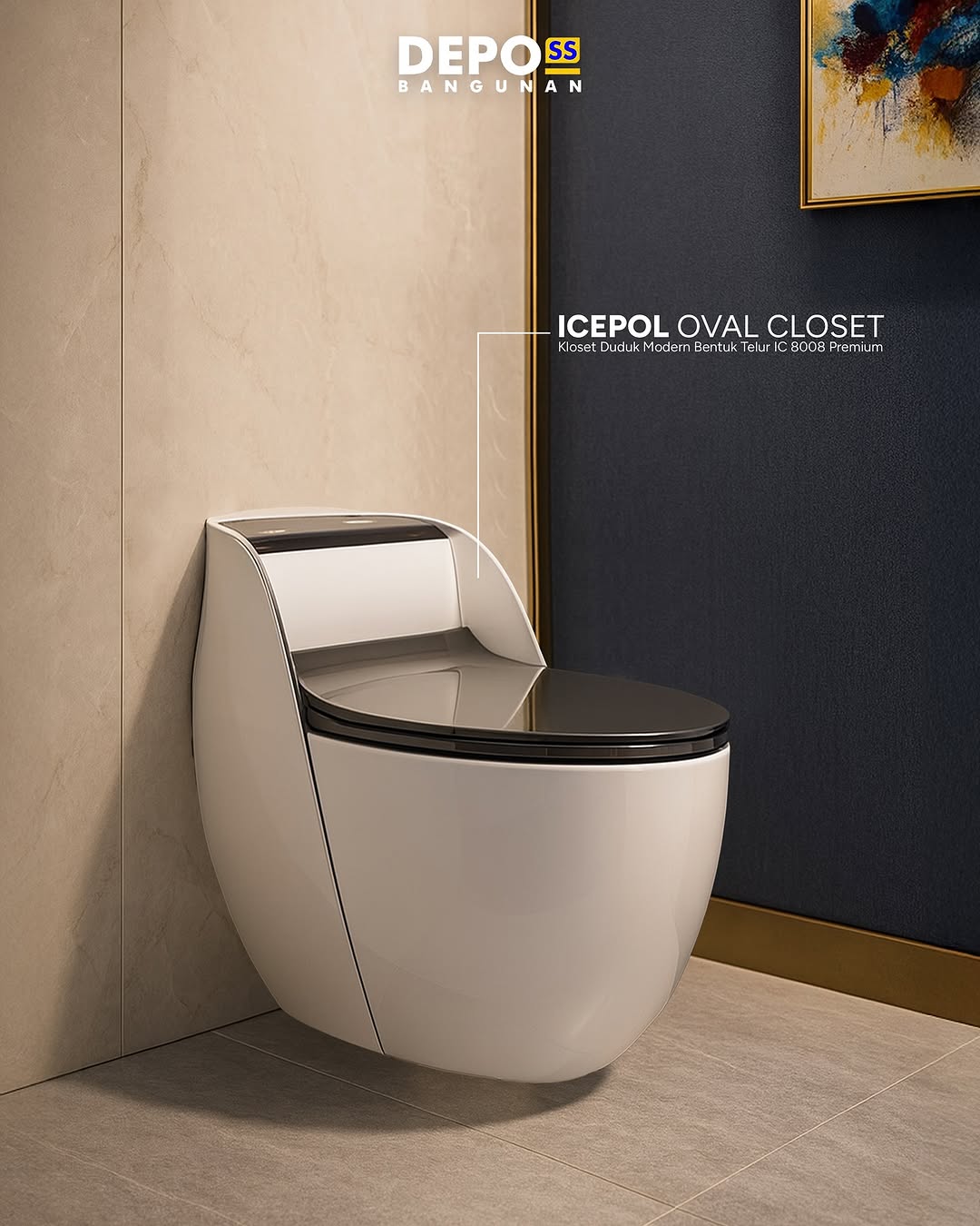 Hadirkan Kenyamanan dan Estetika Premium ke Kamar Mandi Anda dengan Rangkaian Kloset Icepol