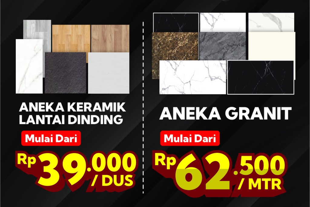 Promo November Ceria, Dapatkan Aneka Keramik dan Granit dengan Harga Termurah
