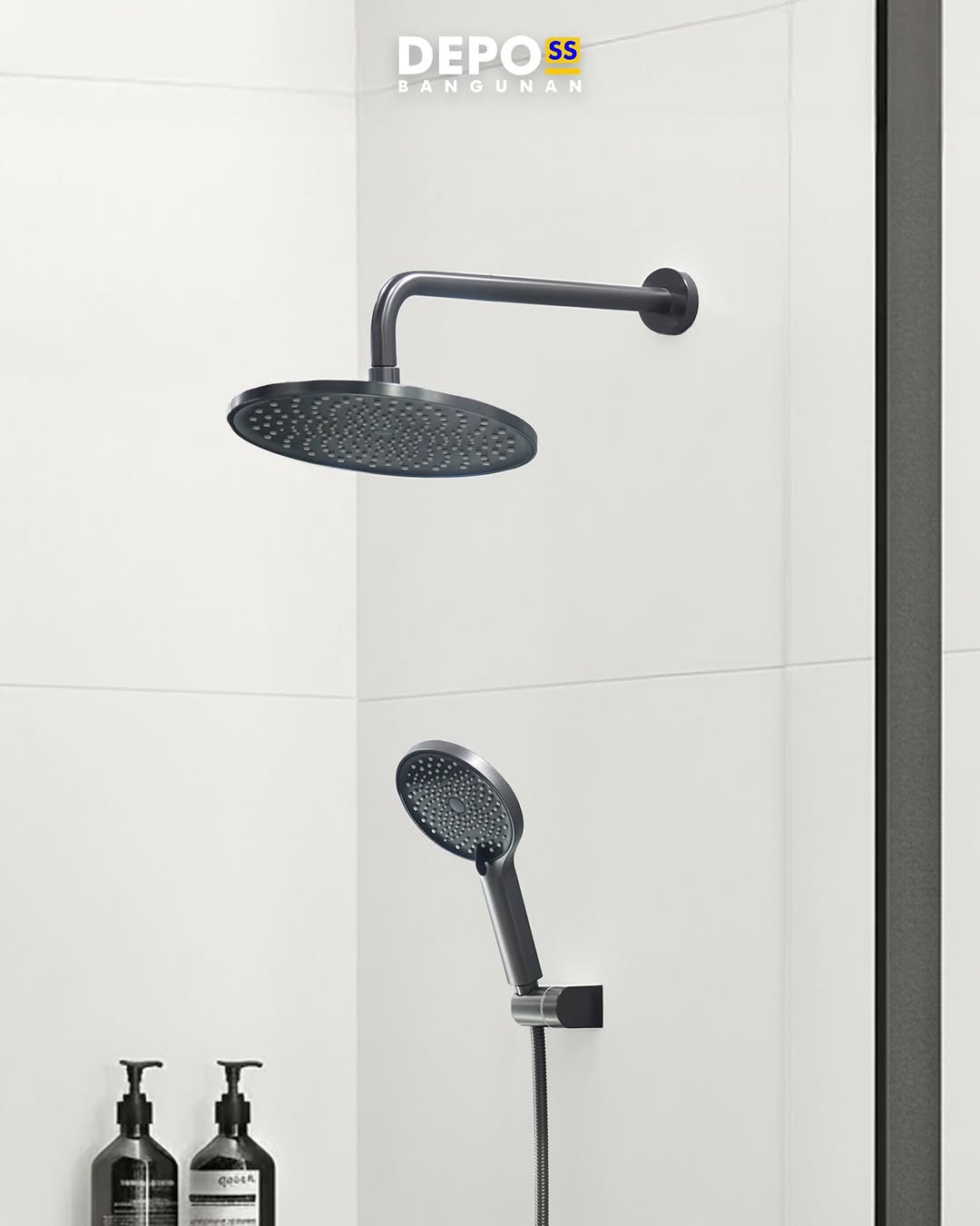 Upgrade Kamar Mandi Anda dengan Sentuhan Modern dari Valpra Shower Set Tanam V VT 5423 GY