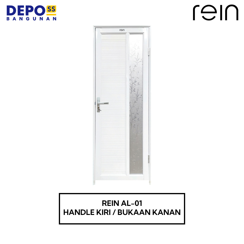 Rein Pintu Kamar Mandi AL-01 Aluminium Bukaan Kanan R